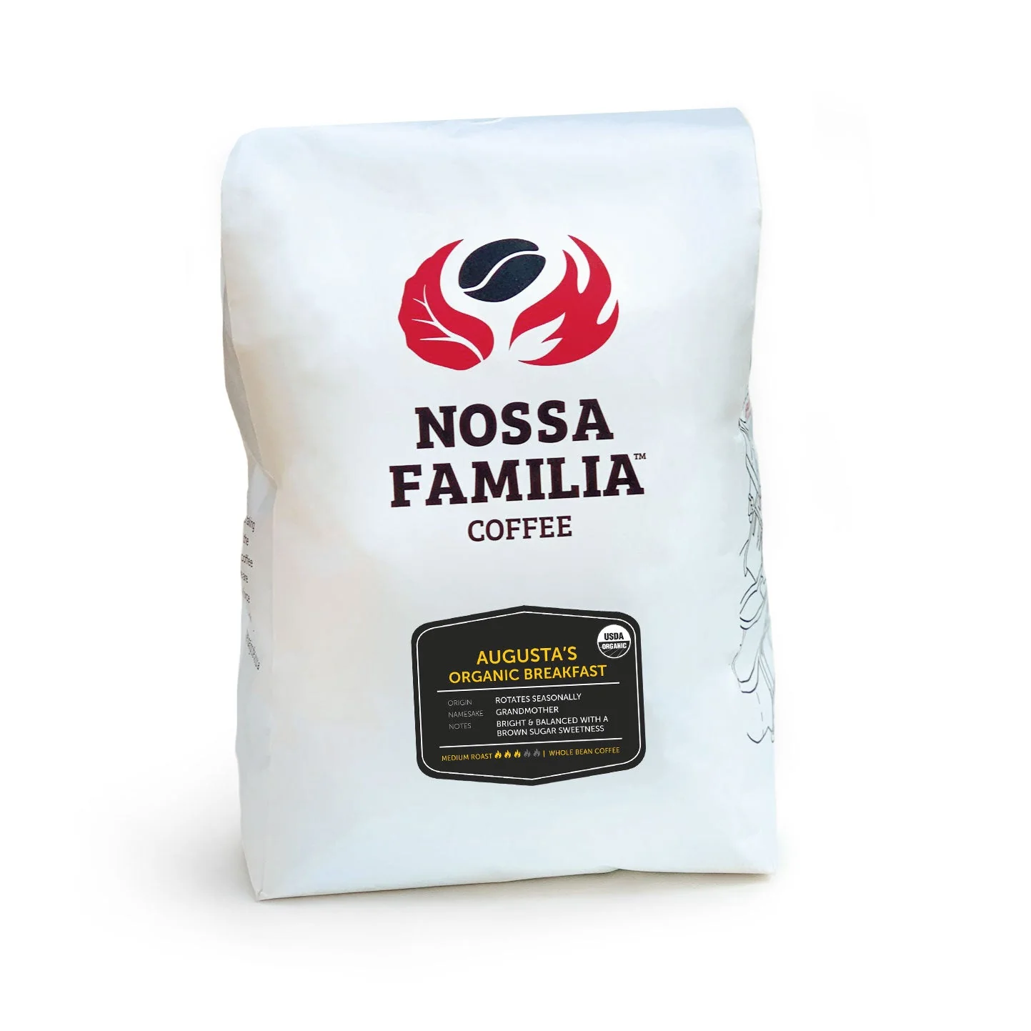 Nossa Familia Coffee - Augusta's Organic Breakfast - Image 4